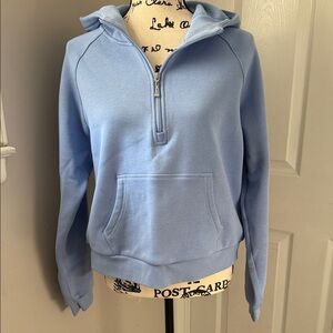 Light Blue Women's Hoodie Sweater